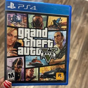 Grand Theft Auto V for PS4 - Blue Case